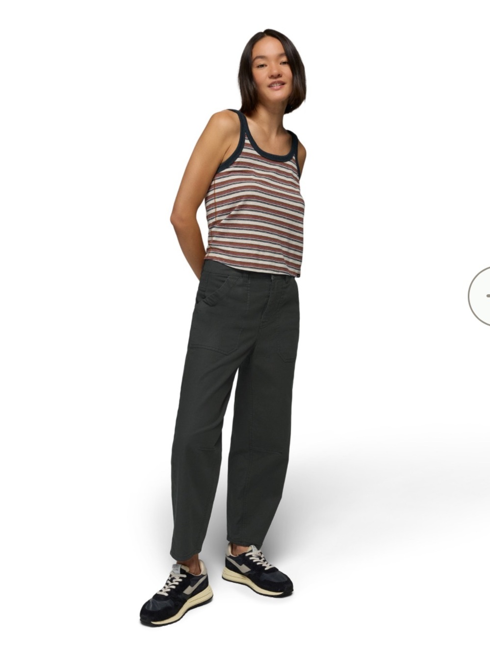 Prana Melrose Barrel Pant - Blue Grey